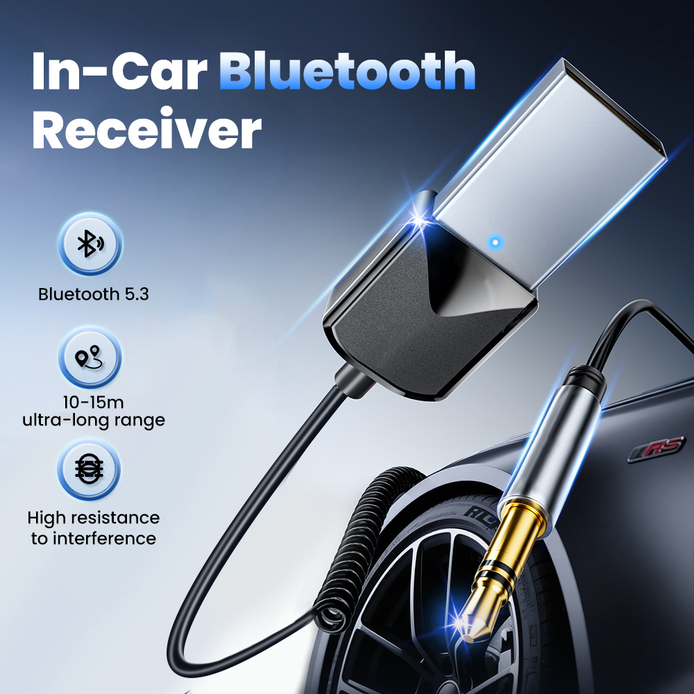 Bluetooth Adapter Receiver - USB Bluetooth 5.0 Receiver Aux Bluetooth