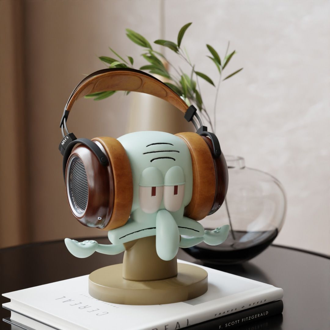 Headphone Stand Desk - SpongeBobs SquarePants Squidward Cartoon Headphone Stand