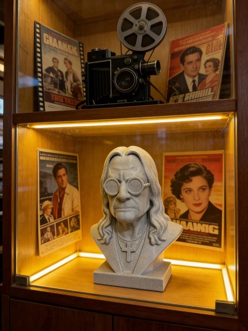 Headphone Stand Desk - Heavy Metal Rock Legend Inspired Headphone