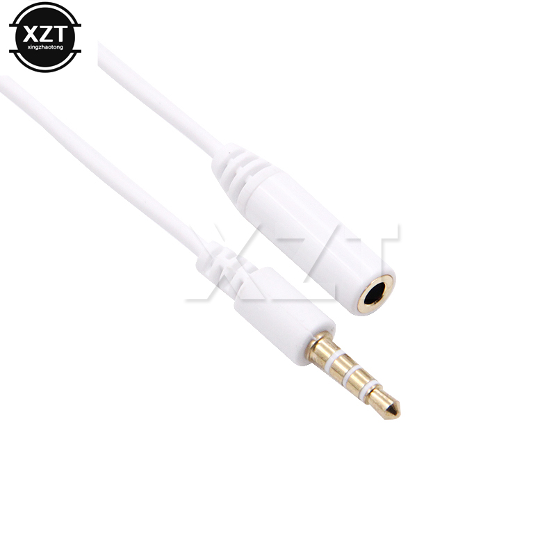 NEW 1M 3.5mm Male to Female 4  - огляд і ціна Cable Extension 3.5