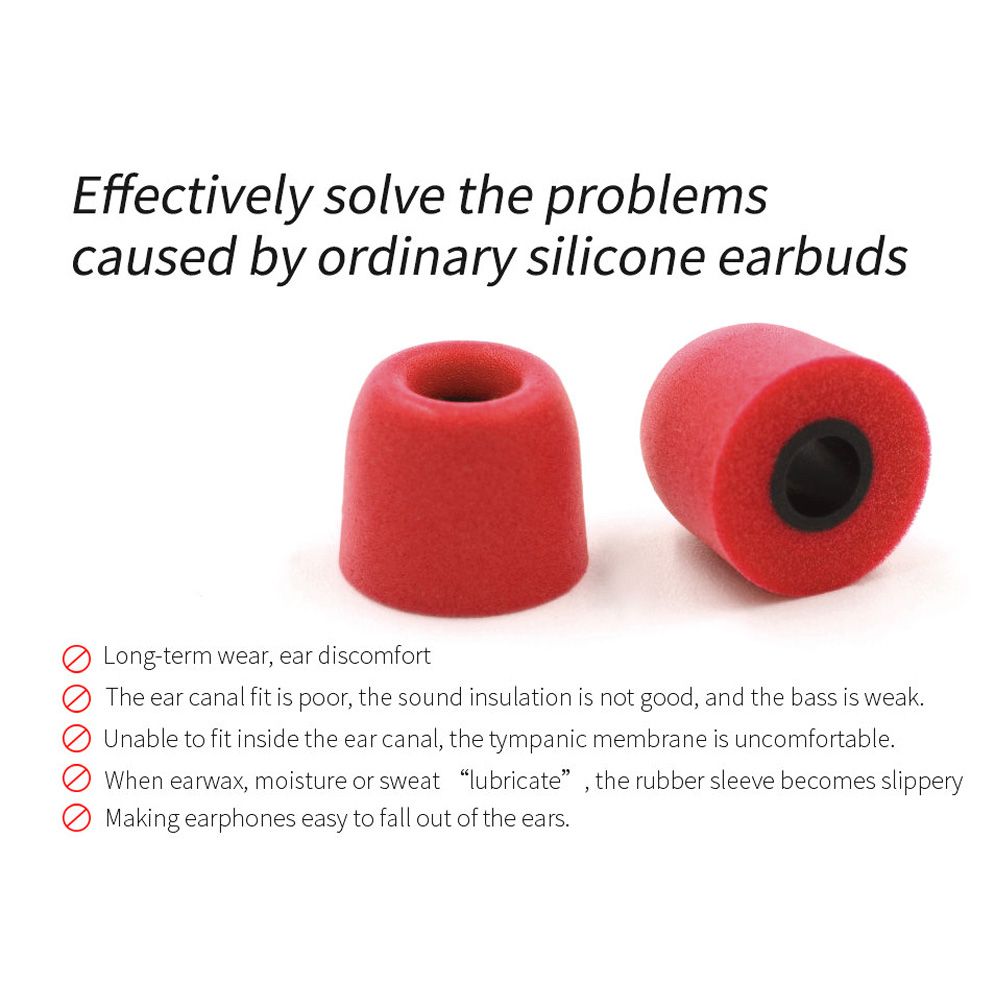 3Pairs Upgrade Noise Isolating - огляд і ціна Earphone Foam Tip