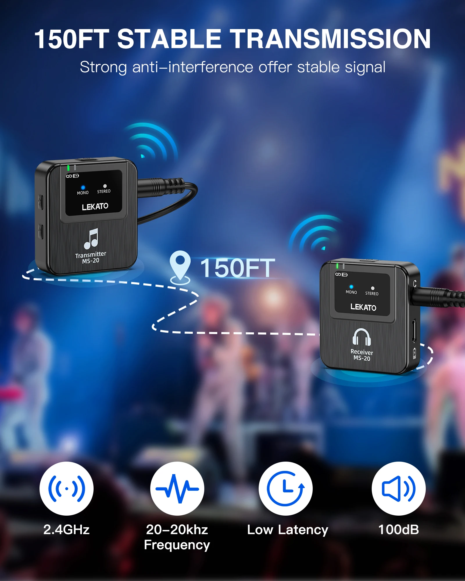 Lekato Wireless In-Ear Monitor - огляд і ціна In Ear Monitor Iem