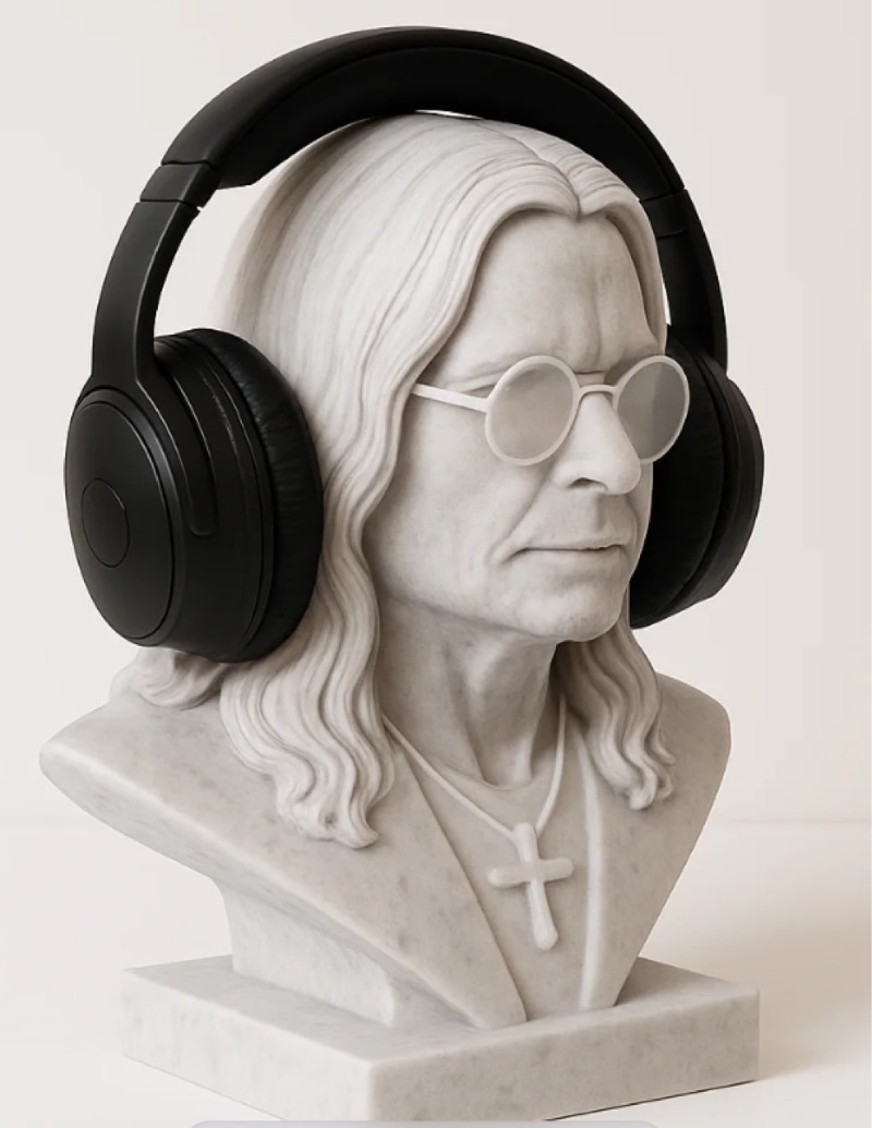 Heavy Metal Rock Legend Inspir - огляд і ціна Headphone Stand Desk