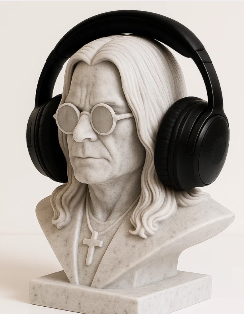 Heavy Metal Rock Legend Inspir - огляд і ціна Headphone Stand Desk