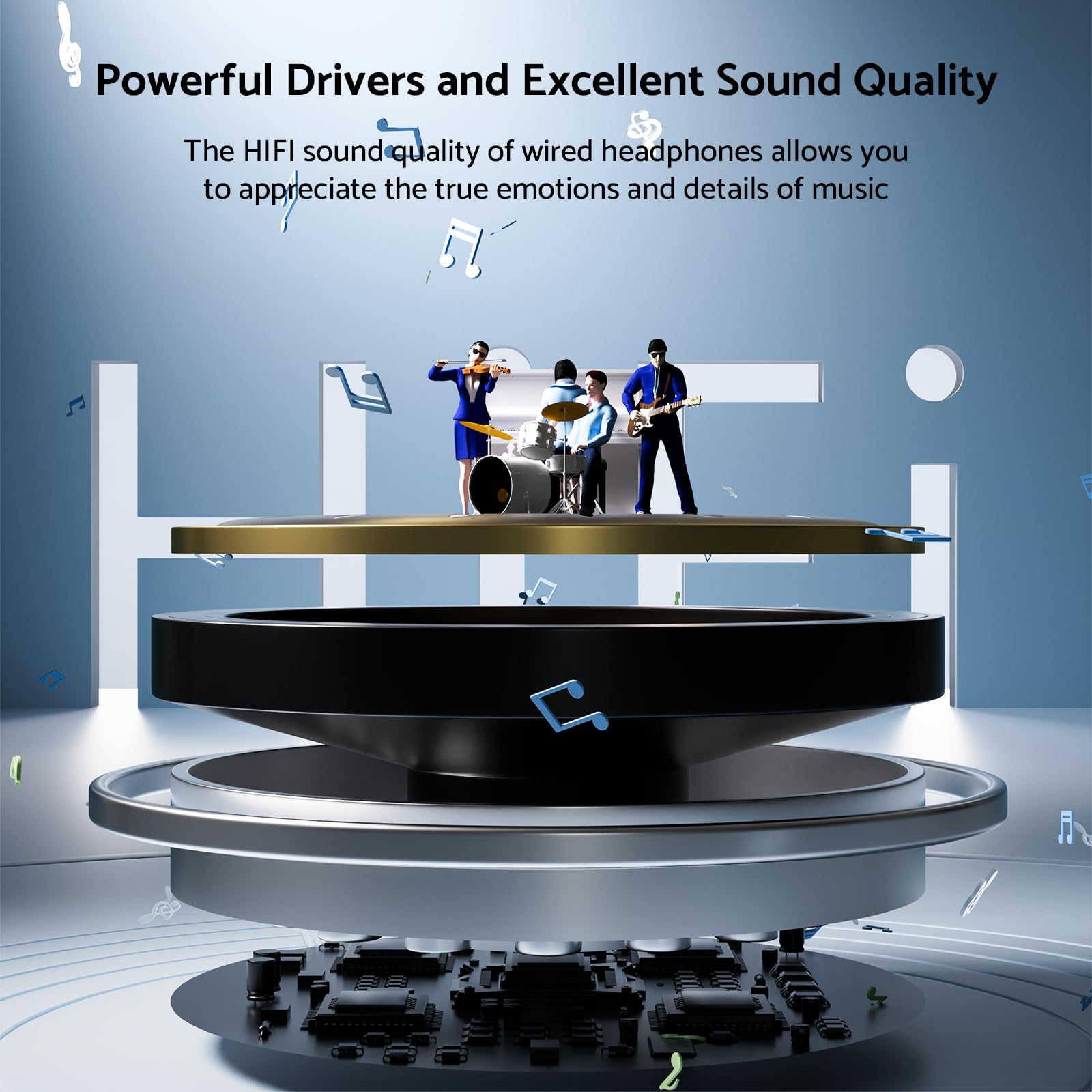 Type C 3.5mm HIFI Stereo Wired - огляд і ціна Wired Earphone Mic