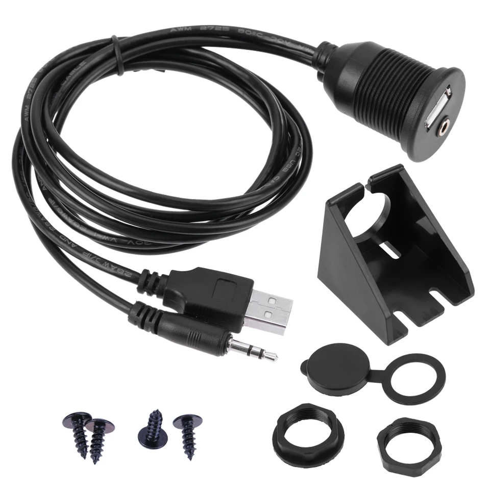 1M USB & 3.5mm AUX Male to Fem - огляд і ціна Cable Extension 3.5