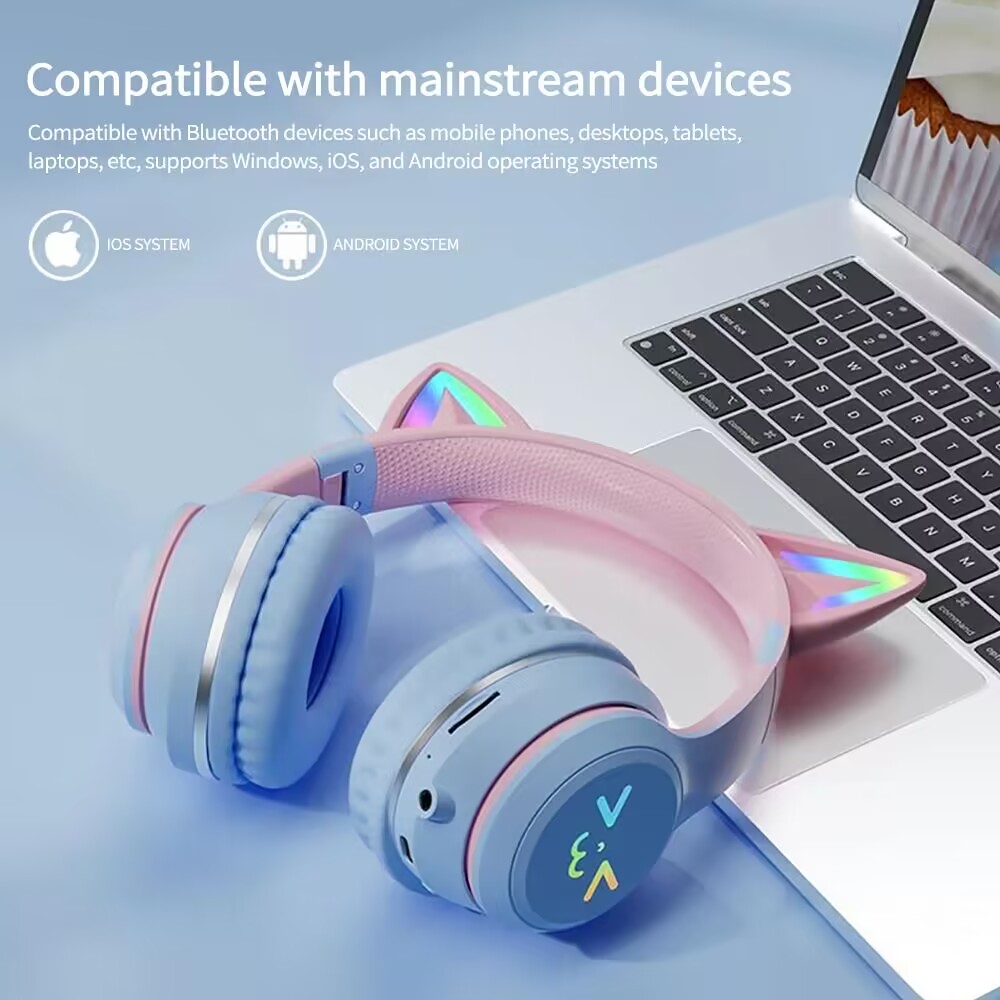 RGB Glow Earphones Wireless Ea - огляд і ціна Gaming Headset Rgb