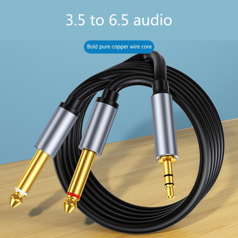 3.5mm to Double 6.5mm Aux TRS  - огляд і ціна Cable Extension 3.5