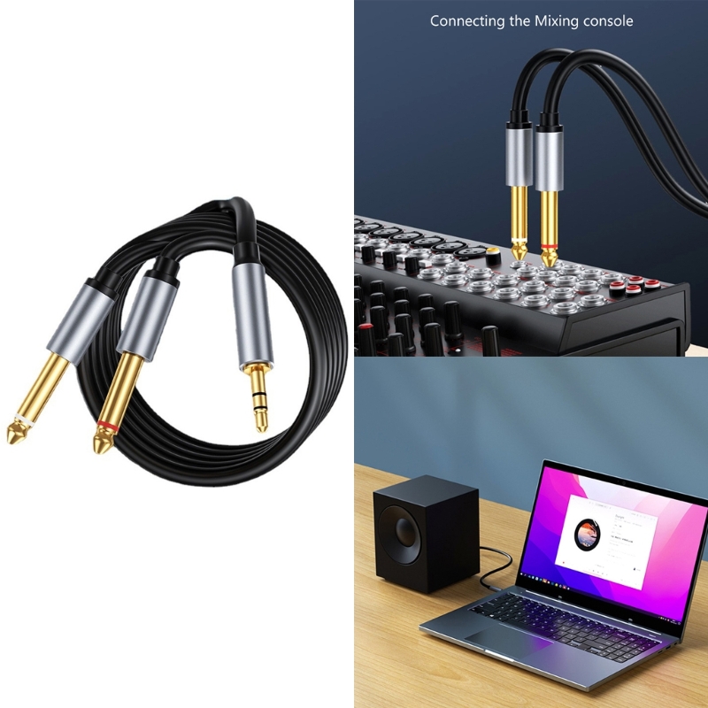 3.5mm to Double 6.5mm Aux TRS  - огляд і ціна Cable Extension 3.5
