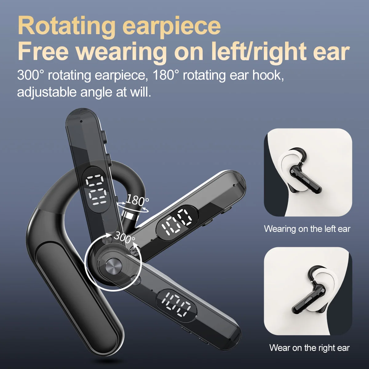 Wireless Bluetooth Headphones  - огляд і ціна Bluetooth Headset On Ear