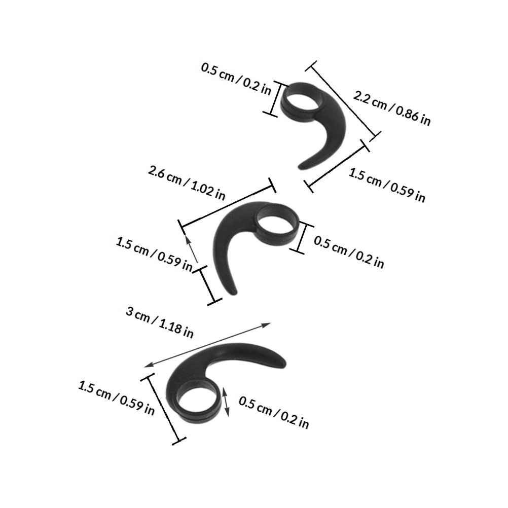 12Pcs Ear Hooks Silicone Sport - огляд і ціна Silicone Ear Tip Replacement